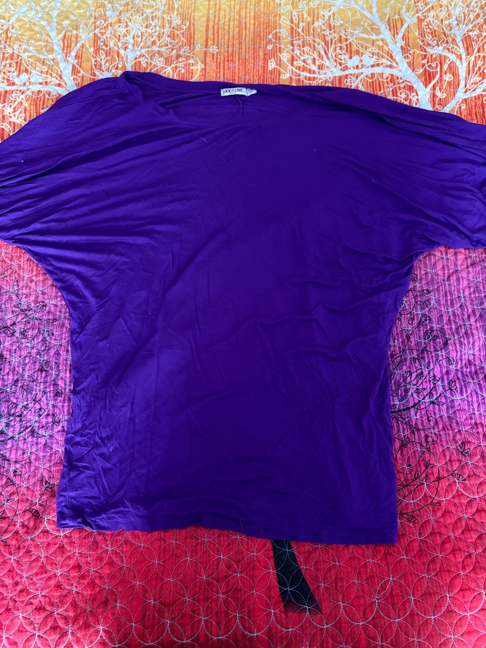 Purple Short-Sleeve Shirt